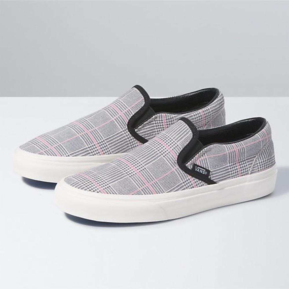 Vans Classic Slip-On Suede Plaid